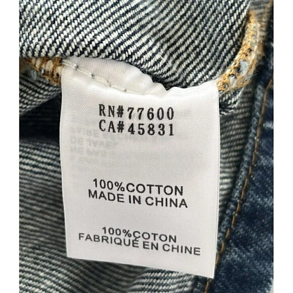 Sandrine Rose x Free People Woman's Sz S Patchwork Vintage Style Jean Jacket NWT - Picture 6 of 10